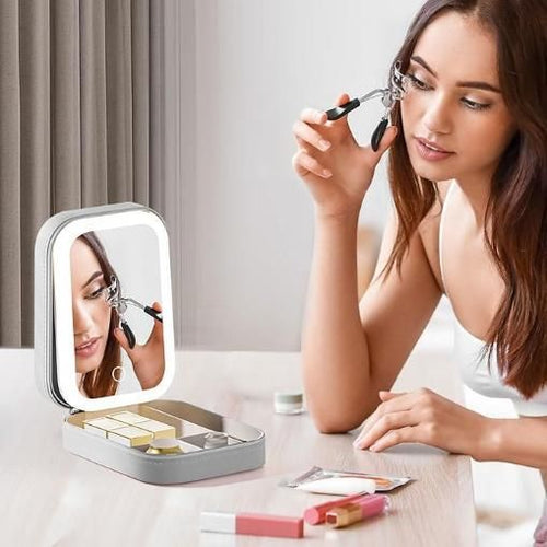 Jewelry Box with LED Mirror - Gift this to your sister this Rakhi
